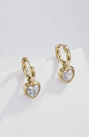 Boucles d’oreilles en acier inoxydable